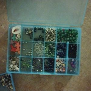Assortment of all kinds of beads